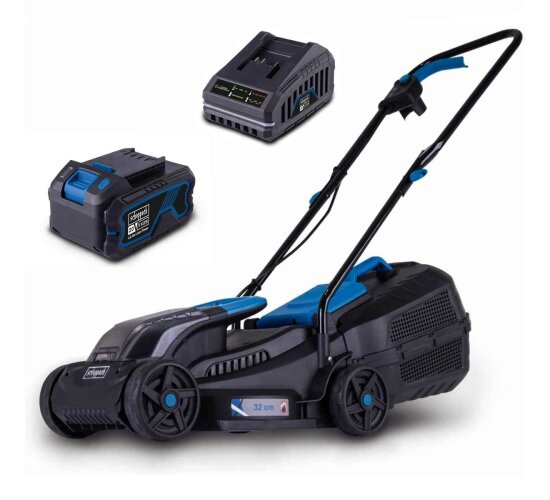 Scheppach Akku Rasenmäher BC-MP320-X  32cm 20V Akku 4.0 Ah IXES Serie