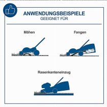 Scheppach Akku Rasenmäher BC-MP320-X  32cm 20V Akku 4.0 Ah IXES Serie