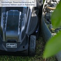 Scheppach Rasenmäher BC-MP430-X 43cm 20V 2 Akku 4.0 Ah Doppel Ladegerät IXES Serie