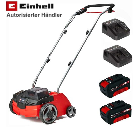 Einhell Akku-Vertikutierer-Lüfter GC-SC 36/31 Li- 36V, 31 cm 2 x Akku 4 Ah