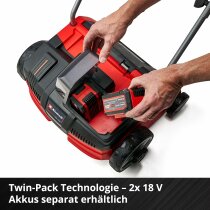 Einhell Akku-Vertikutierer-Lüfter GC-SC 36/31 Li- 36V, 31 cm 2 x Akku 4 Ah