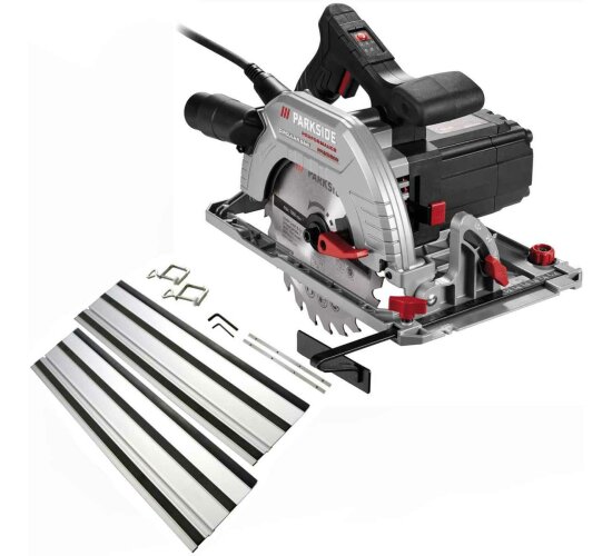 PARKSIDE PERFORMANCE Handkreissäge PPHKS 1800 W mit Führungsschiene 2 x 700mm