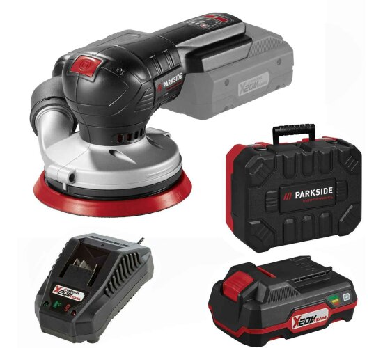 PARKSIDE Performance Akku-Exzenterschleifer PAESP 20-Li ( mit Akku 2.0 Ah / Ladegerät