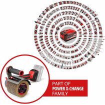 Einhell Professional Akku-Bürstenschleifer TP-BR 18/32 Li BL-Solo + Zubehör