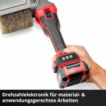 Einhell Professional Akku-Bürstenschleifer TP-BR 18/32 Li BL-Solo + Zubehör