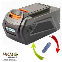 Reparatur Zellentausch für Scheppach 40 Volt Li-Ion...