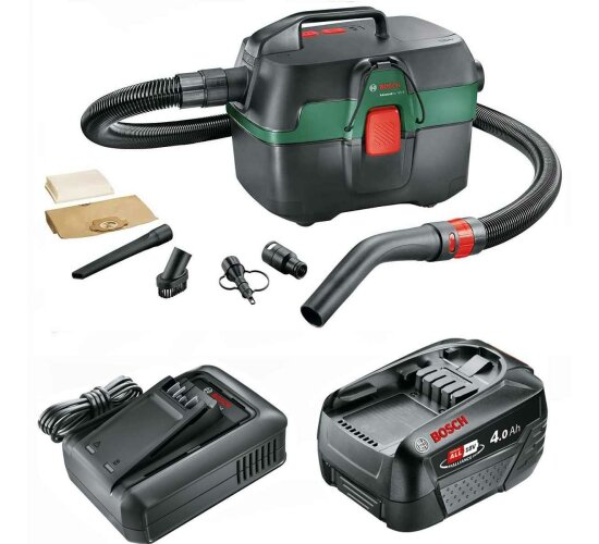 Bosch Akku Nass- + Trockensauger AdvancedVac 18V-8 mit Akku 4,0 Ah 18 Volt