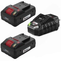 Starterset Parkside 2x Akku 20V - 4.0 Ah PAPS 204 und...