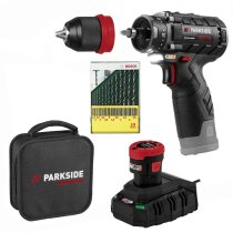 PARKSIDE PERFORMANCE 12V Bohrschrauber PBSPA 12 Akku 2.0...