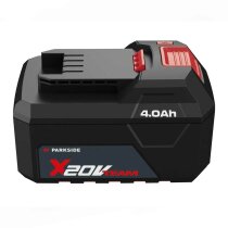 Parkside Akku 20V 4.0 Ah  PAP 204 + Schnellladegerät PLG 20 C3, 4.5A
