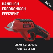 GÜDE Akku-Astschere GAS 4.0V-4.0 Li-Ion , USB Ladekabel