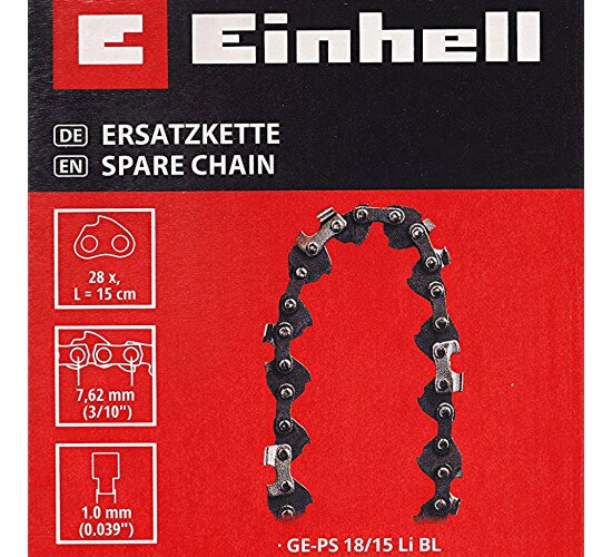 Einhell Sägekette für GE-PS 18/15 Li BL - 18 V Mini Kettensäge