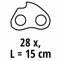 Einhell Sägekette für GE-PS 18/15 Li BL - 18 V Mini Kettensäge