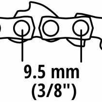 Einhell Sägekette 40 cm, 3/8", 56 TG, 1,3 mm GP-LC 36/40 Li