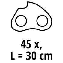 Einhell Sägekette 30 cm, 3/8", 45 TG, 1,1 mm FORTEXXA 18/30