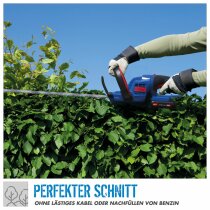 Güde Heckenschere HS 18 + Gras & Strauchschere, Akku 2.0 Ah & 3A Ladegerät