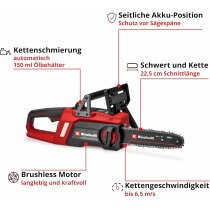 Einhell Akku-Kettensäge GE-LC 18/25 Li  BL Brushless 18V Akku 4.0 Ah