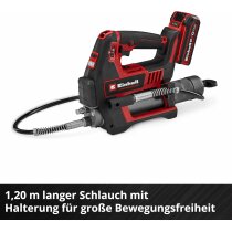 Einhell Professional Akku-Fettpresse TP-GR 18/690 Li -18V, 690 bar/10000 PSI,