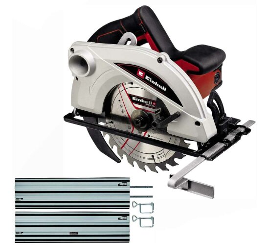 Einhell Handkreissäge TC-CS 1410 / 1410 W, Sägeblatt Ø190, Führungsschiene