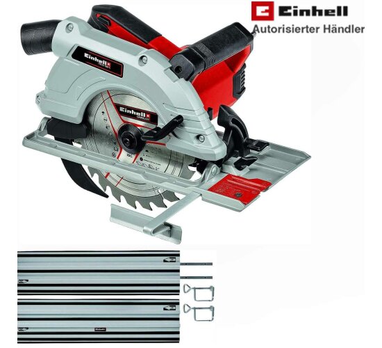 Einhell Handkreissäge TE-CS 190/1 / 1500 W, Führungsschiene 2 x 100 cm