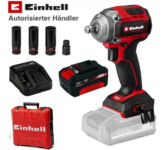 Einhell Akku-Schlagschrauber TP-CW 18/350-C Li BL 350 Nm +Akku 4.0 Ah.Koffer