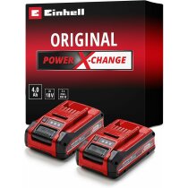 EINHELL 18V Ersatzakku PXC-Twinpack 4.0 AhPower Plus 2er...