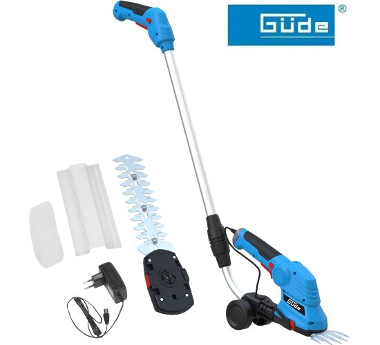 GÜDE Akku Gartenpflege-Set GPS 7.2V-1.5 LI Gras + Strauchschere