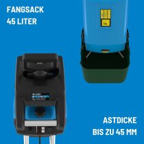Güde Messer Gartenhäcksler GH 2501 Astdicke 45 mm 2500 W Fangsack 45 L