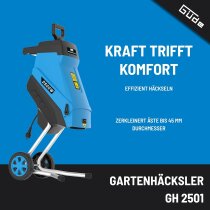 Güde Messer Gartenhäcksler GH 2501 Astdicke 45 mm 2500 W Fangsack 45 L
