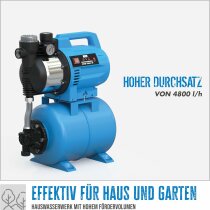Güde Hauswasserwerk HWW 1400.2 VF (1400 W, Kesselinhalt: 24 l, 4800 l/h,