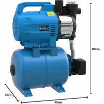 Güde Hauswasserwerk HWW 1100.2 VF (1100 W, Kesselinhalt: 24 l, 4600 l/h,