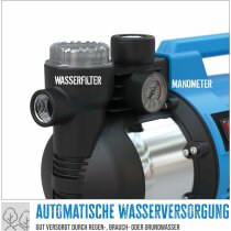 Güde Hauswasserwerk HWW 1100.2 VF (1100 W, Kesselinhalt: 24 l, 4600 l/h,
