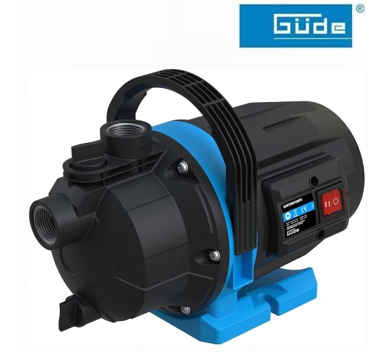 Güde Gartenpumpe GP 600 W,Fördermenge 3200 l/h, Jet-Pumpe Gartenbewässerung