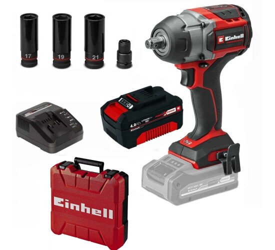 Einhell Schlagschrauber TP-CW 18/750-C Li BL 750 Nm, Akku 4.0 Ah, Koffer,Ladegerät