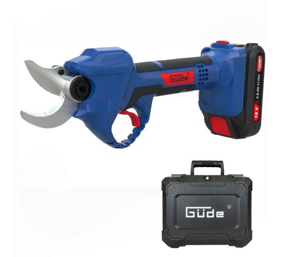 GÜDE Akku Astschere ASC 18-201-05 K  mit Akku 2.0 Ah, Ladegerät,