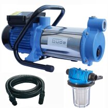 Güde Gartenpumpe MP 120/5A/GJ Vorfilter +...