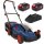GÜDE City Rasenmäher RM 18/33 18V, 33 cm Schnitt mit 2 x Akku 4.0 Ah + Ladegerät