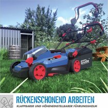 GÜDE City Rasenmäher RM 18/33 18V, 33 cm Schnitt ohme  Akku,Ladegerät