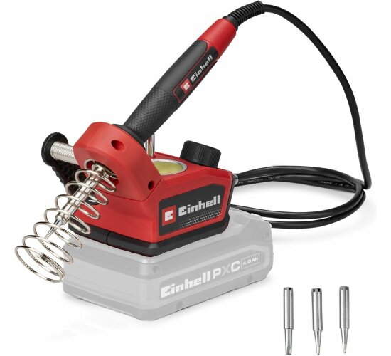 Einhell Akku-Lötkolben TE-SI 18/480 Li E - Solo 18 V, 200 °C - 480 °C,