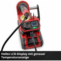 Einhell Akku-Lötkolben TE-SI 18/480 Li E - Solo 18 V, 200 °C - 480 °C,