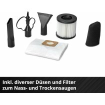 Einhell Professional Akku-Nass-Trockensauger TP-VC 18/10...