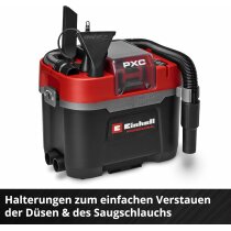 Einhell Professional Akku-Nass-Trockensauger TP-VC 18/10 Li BL L-Solo