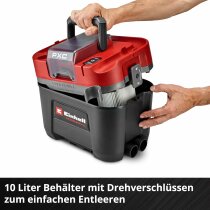 Einhell Professional Akku-Nass-Trockensauger TP-VC 18/10 Li BL L-Solo