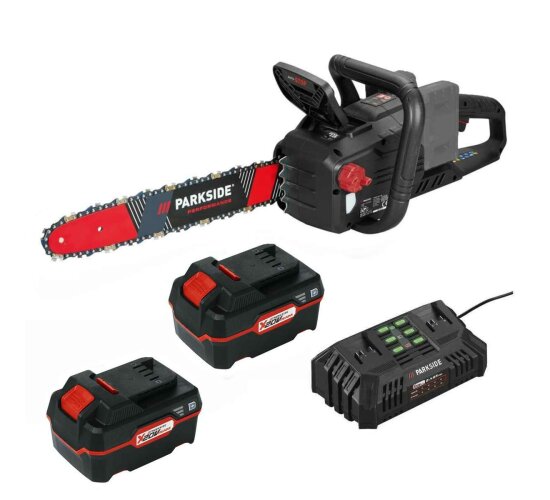 PARKSIDE PERFORMANCE 40V Kettensäge PPKSA 40 Li C3 mit Akku 4.0 Ah und Ladegerät