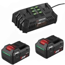 PARKSIDE Doppel Ladegerät PDSLG 20 mit 2 x Akku 8.0...