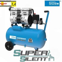 Güde Flüster Kompressor 150/8/24 SUPER SILENT 49 db+ 3er Druckluftset
