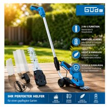GÜDE Akku Gartenpflege-Set GPS 7.2V-1.5 LI Gras +...