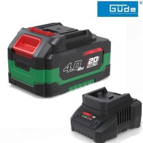 GÜDE City Akku Rasenmäher 320/20-4 mit Akku 4.0 Ah / Ladegerät, 20V 32cm