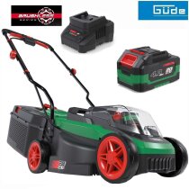 GÜDE City Akku Rasenmäher 320/20-4 mit Akku 4.0 Ah / Ladegerät, 20V 32cm