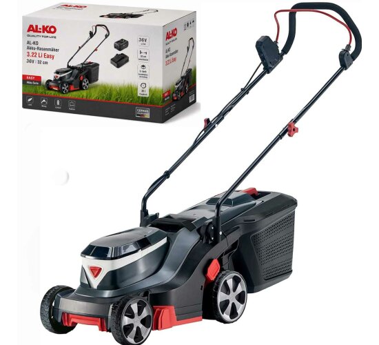 AL-KO Akku-Rasenmäher 3.22 Li Easy, 36V 32 cm, ( 2 x 18V Bosch Home + Garden )
